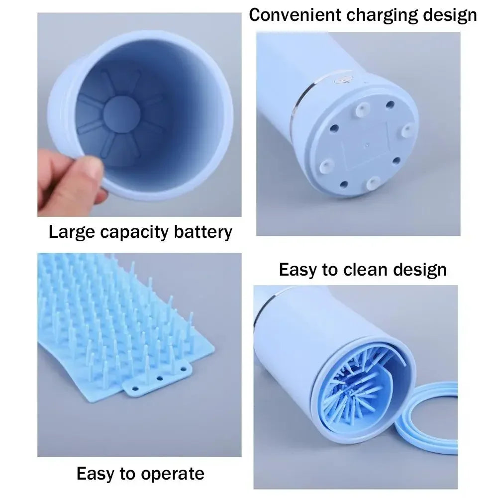 Revolutionary Automatic Dog Paw Cleaner - Effortless Pet Foot Washing for All Sizes!