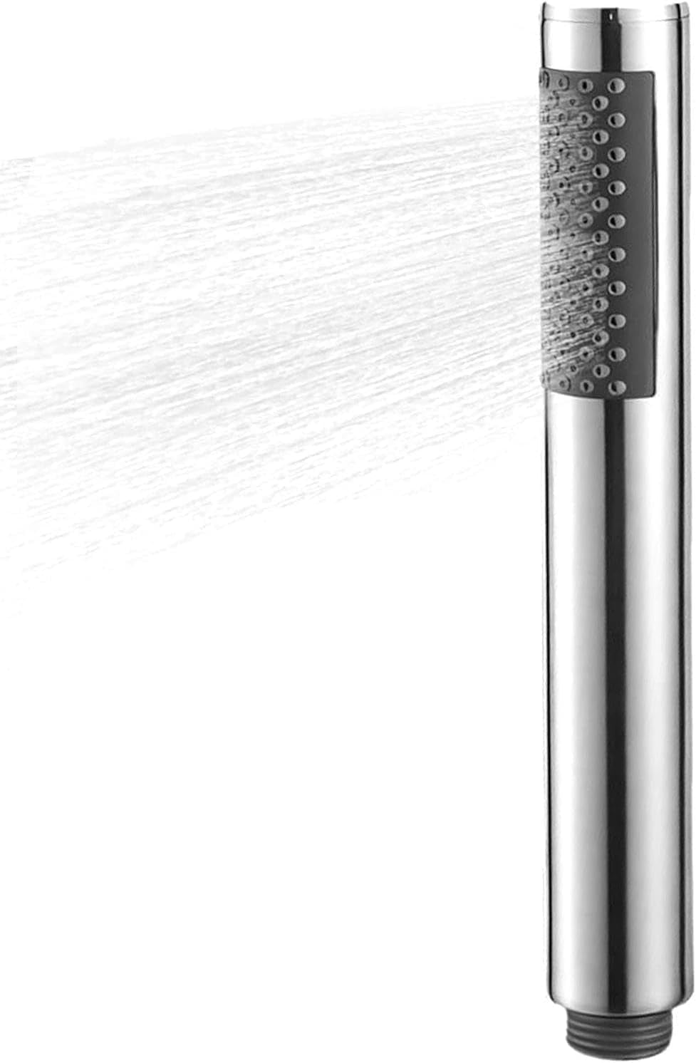 Transform Your Shower Experience with the Portable High-Pressure Stainless Steel Shower Head - Sleek Silver Design with 66 Water Outlets and Anti-Scale Features