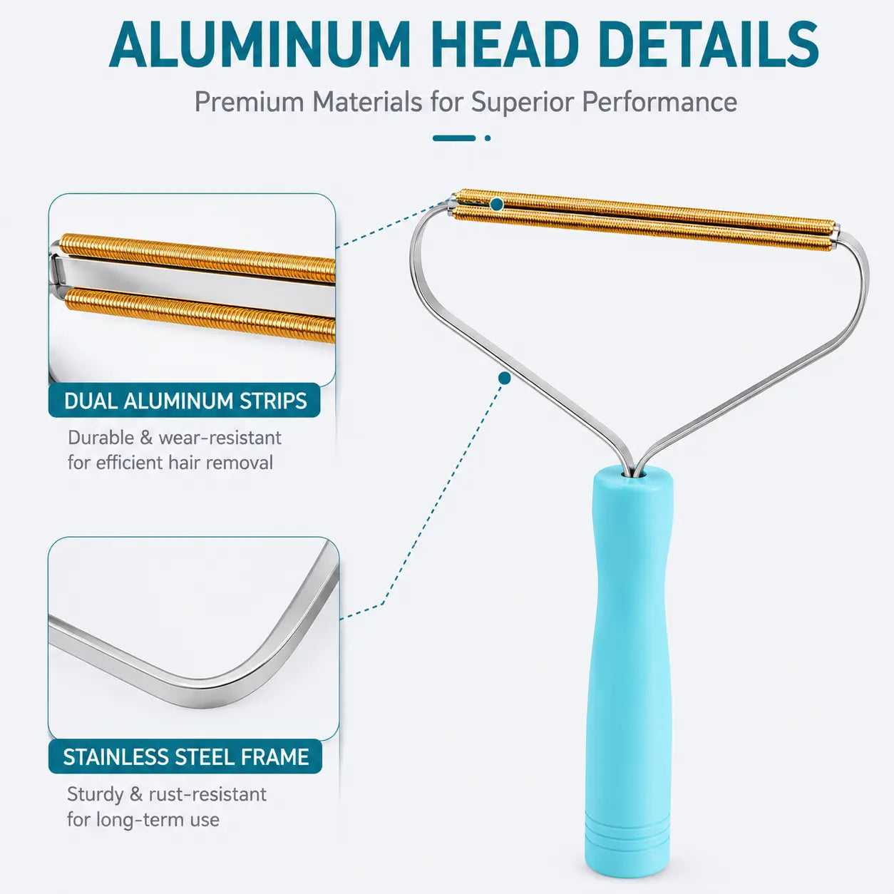 Ultimate 2-Piece Pet Hair Remover Set - Effortlessly Banish Dog & Cat Fur from Carpets, Couches, Rugs, and More!