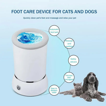 Revolutionary Automatic Dog Paw Cleaner - Effortless Pet Foot Washing for All Sizes!
